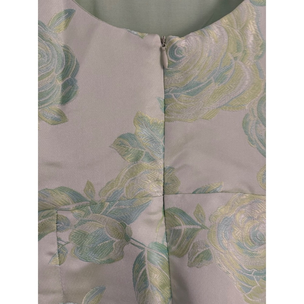 NWT Lulus Brighter Side Floral Jacquard Mini Dress M MSRP $69 Green - Picture 10 of 12